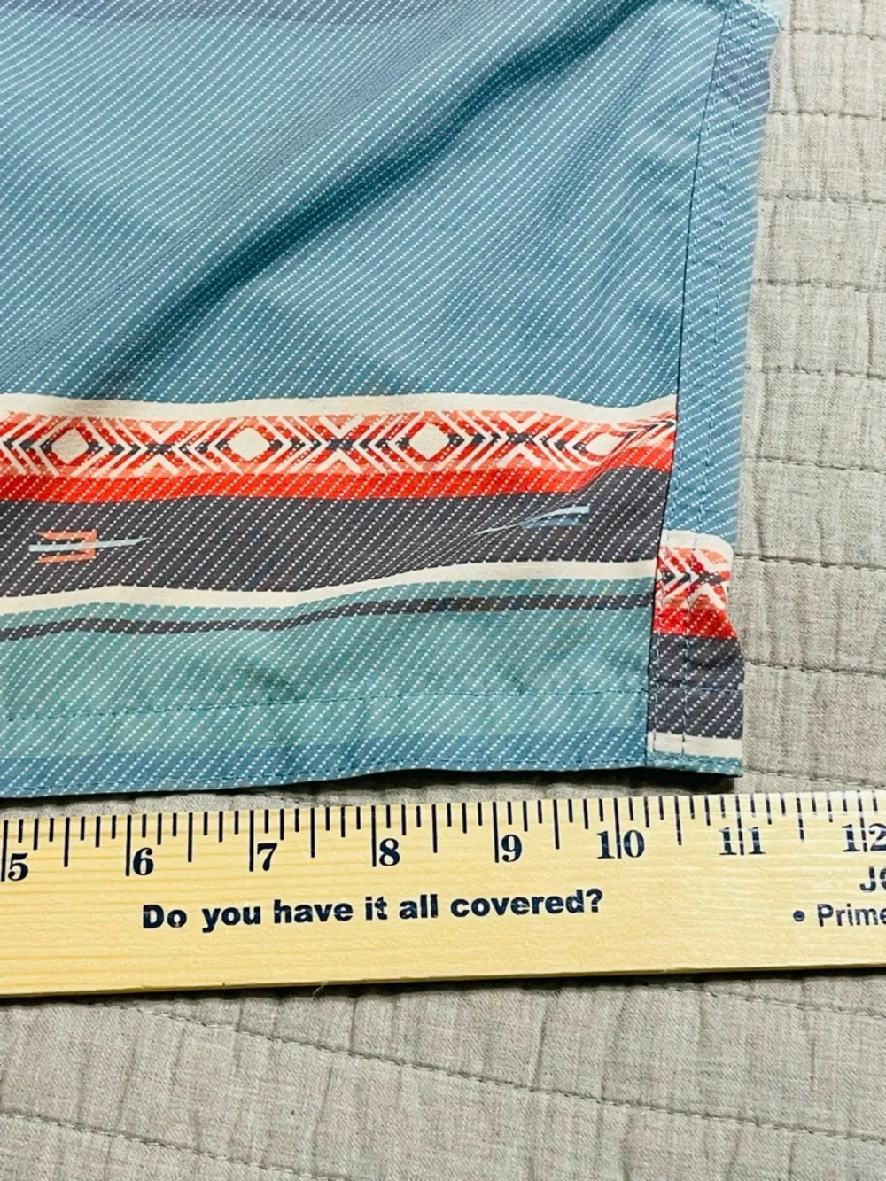 Faherty Sunset Arrow Redux Board Shorts Men 33 Lightweight Cruise Vacation Surf